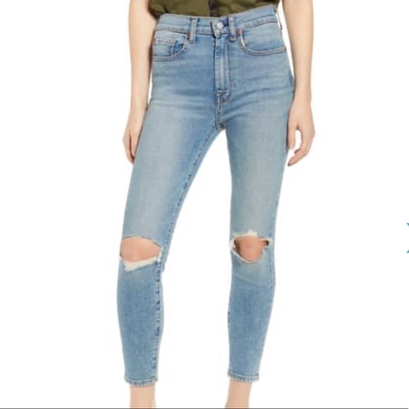 7 For All Mankind Denim - 7 For All Mankind Distressed Ankle Gwenevere